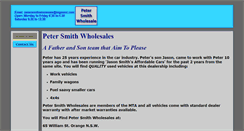 Desktop Screenshot of petersmith.countrycars.com.au